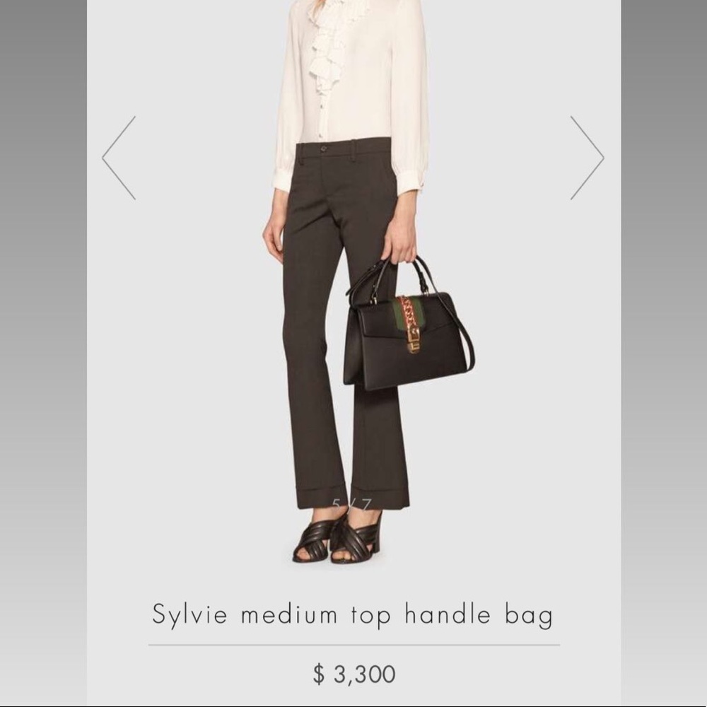 GUCCI SYLVIE TOP HANDLE-medium